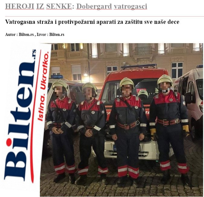 Heroji iz senke: DOBERGARD vatrogasci